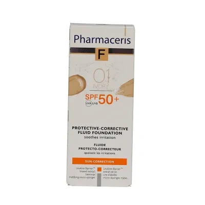PHARMACERIS F-PROTECTIVE-CORRECTIVE FLUID FOUNDATION SPF50+IVORY